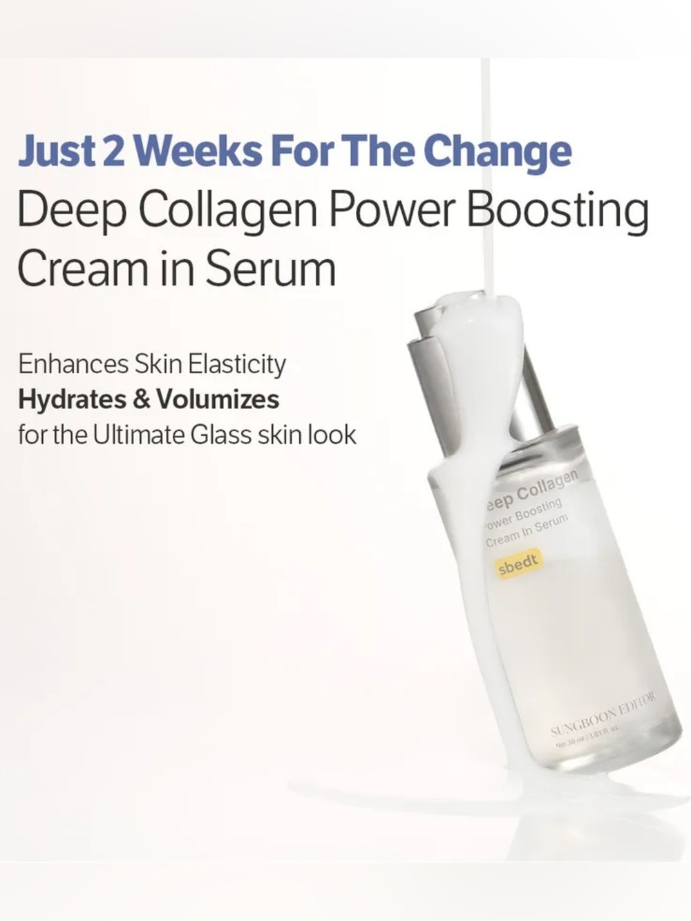 Sungboon Editor Deep Collagen Power Boosting Cream In Serum-firm, plump, hydrate - Picture 4 of 13
